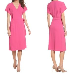 Felicity and Coco Pink "Rita" Wrap Dress Medium